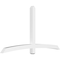 Ekena Millwork Bellingham Architectural Grade PVC Gable Bracket, 84"W x 45 1/2"H x 4"D x 4"F, 13/12 Pitch GBP084X46X0404BEL00 - alternate 1